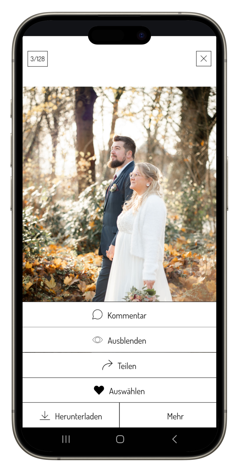 Foto in Online Fotogalerie